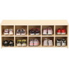 Banc avec range chaussures 10 cases - Papouille