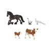 Lot Jaune  - Lot de 5 figurines - La vie à la ferme 10 mois  - Papouille