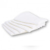 lange étamine ultra doux 140 g/m² 100% coton dim 70 x 70 cm - Papouille