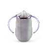 Tasses à anses INOX 30 cl avec couvercle a bec fixe - Papouille