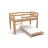 Lit duo repos sans matelas bleu  - Papouille