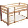 Lit duo repos sans matelas bleu  - Papouille