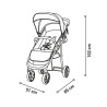 Poussette avec siège auto - jusqu'à 22 Kg  - Papouille