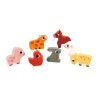 Puzzle 7 pièces - les animaux de la ferme - Papouille