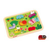 Puzzle 7 pièces - les insectes du jardin - Papouille