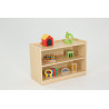 Shelf Cabinet with Back Wall. with 3 Shelves - Papouille
