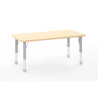 Rectangular Table Owlaf 120 x 60 cm. incl. height-adjustable - Papouille