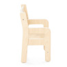 Chair "Ole". seat height: 26 cm. with armrest - (4 Chairs/Ca - Papouille