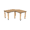 Table rectangle - chanfrein - Papouille