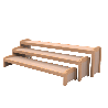 Bancs gigognes (lot de 3 bancs) - Papouille