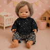 Poupée fille habillé - 40 cm - Papouille