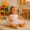 Poupée blonde avec tenue - 38 cm - Papouille