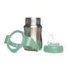 tasse Inox avec anse bec souple silicone - Papouille