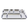 Plateau en inox - 7 compartiments - Papouille