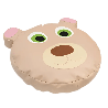 Grand coussin ours - Papouille