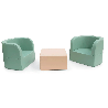 Ensemble de fauteuils avec carré - Papouille