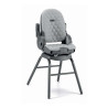 Chaise haute évolutive 4 en 1 - Gris - Papouille
