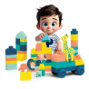 Blocs de constructions avec figurines animaux - Papouille