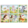 9 Cubes Animaux De La Ferme - Papouille