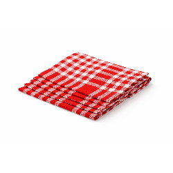 DE Serviette de table normande vichy 45 x 45 lot de 12 - Papouille