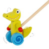 Crocodile à pousser - en bois - Papouille
