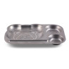 Plateau animal à compartiments - Inox micro-ondable - Papouille