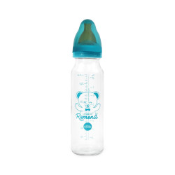 Biberon en verre 240ml avec tétine nn ciel - Papouille