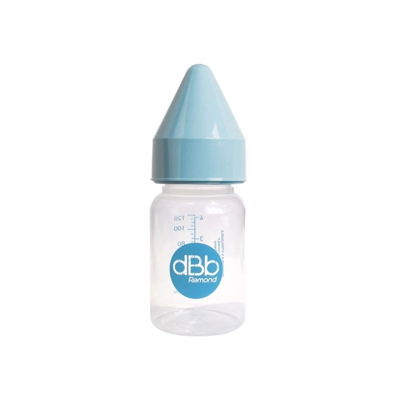 Biberon 120ml polypropylène tétine nouveau né ciel - Papouille
