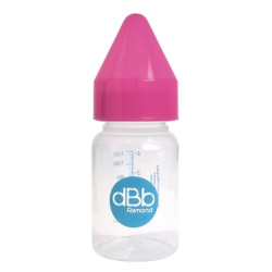 Biberon 120ml polypropylène fuchsia - Papouille