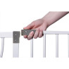 Kit barrière et rallonges de 9 cm et 18 cm - Blanc - Papouille
