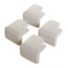 4 Protections d'angle en mousse - Blanc - Papouille