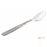 cuillère bébé douce en silicone long manche inox - Papouille