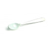 cuillère bébé douce en silicone long manche inox - Papouille
