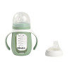 Biberon verre d'apprentissage 2 en 1 210 ml  - Papouille
