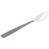 cuillère bébé douce en silicone long manche inox - Papouille