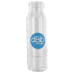 Biberon en verre nu - 240 ml rd - Papouille