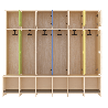 Garde-robe 6 places avec assise - T1 - Papouille