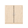 Armoire de rangement 2 portes - MILO - Papouille