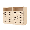 Meuble de rangement 20 casiers - Tilo - Papouille