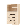 Armoire de rangement 8 casiers - Elio - Papouille