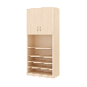 Armoire de rangement 2 portes - Moka - Papouille