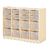 Meuble de rangement 16 bacs - Yuni - Papouille