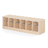 Banc vestiaire 12 casiers 120x33x35cm - Zomi - Papouille