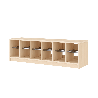Banc vestiaire 12 casiers 120x33x35cm - Zomi - Papouille