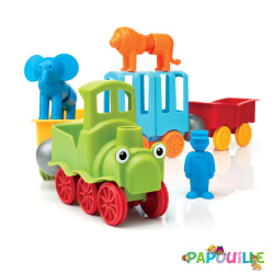 Mon 1 er train safari aimanté - Papouille
