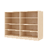 Meuble de rangement 8 cases 79 x 120 cm - Timéo - Papouille