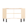 Meuble de rangement arrondi 4 cases - Blum - Papouille