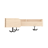 Portemanteau d'angle - 3 places - Papouille