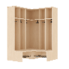 Vestiaire d'angle 6 places T1 - Mia - Papouille