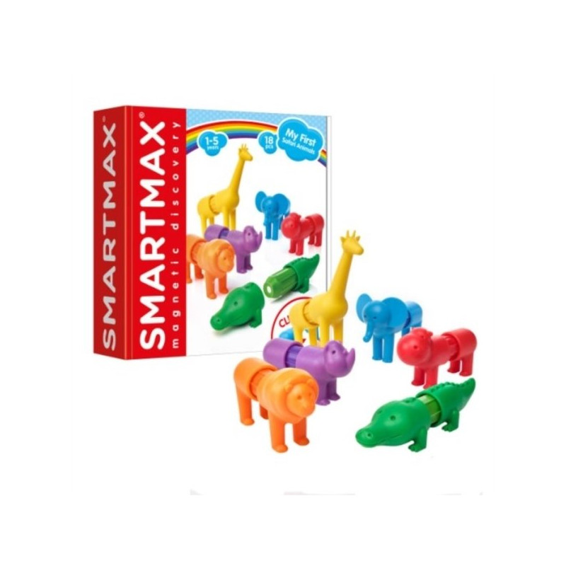 Mes 6 animaux safari magnétiques - Papouille